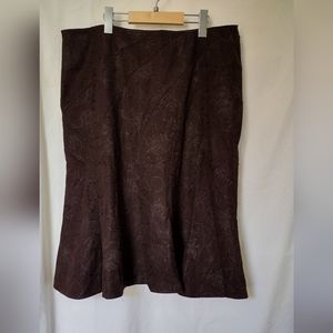 Brown wool skirt | sz L